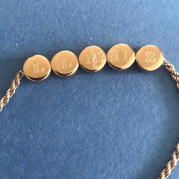 Linear Bead Friendship Bracelet MONICA VINADER - engraved - Picture 4 of 5